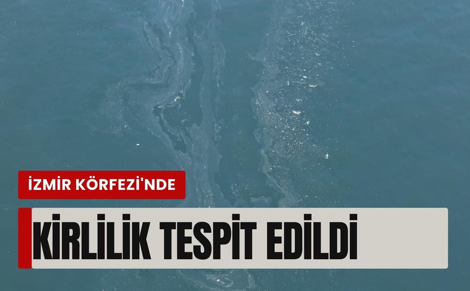 İzmir Körfezi’nde dikkat çeken görüntüler