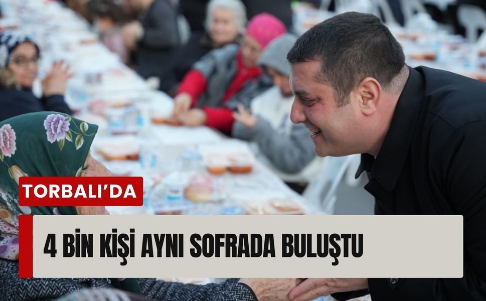 Torbalı Cumhuriyet Mahallesi’nde dev iftar