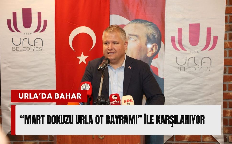 Urla’da bahar bayram ile karşılanıyor