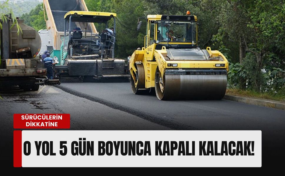 İzmirli sürücülerin dikkatine: Bayraklı’da o yol 5 gün boyunca kapalı kalacak!