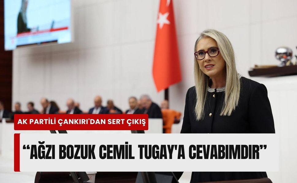 AK Partili Çankırı'dan sert çıkış: 'Ağzı bozuk Cemil Tugay'a cevabımdır'