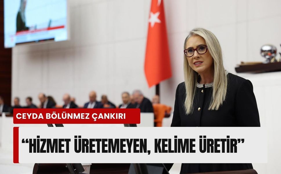 AK Partili Çankırı’dan Tugay’a sert tepki: 'Hizmet üretemeyen, kelime üretir'