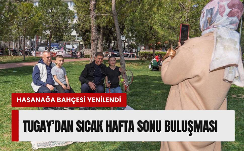 Başkan Tugay yenilenen Hasanağa Bahçesi’ni adım adım gezdi
