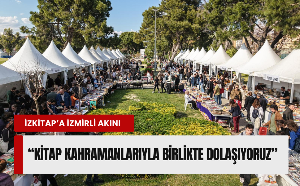 7’den 70’e herkes orada: İZKİTAP'a yoğun ilgi!