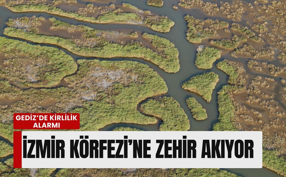 Gediz’de kirlilik alarmı: İzmir Körfezi’ne zehir akıyor