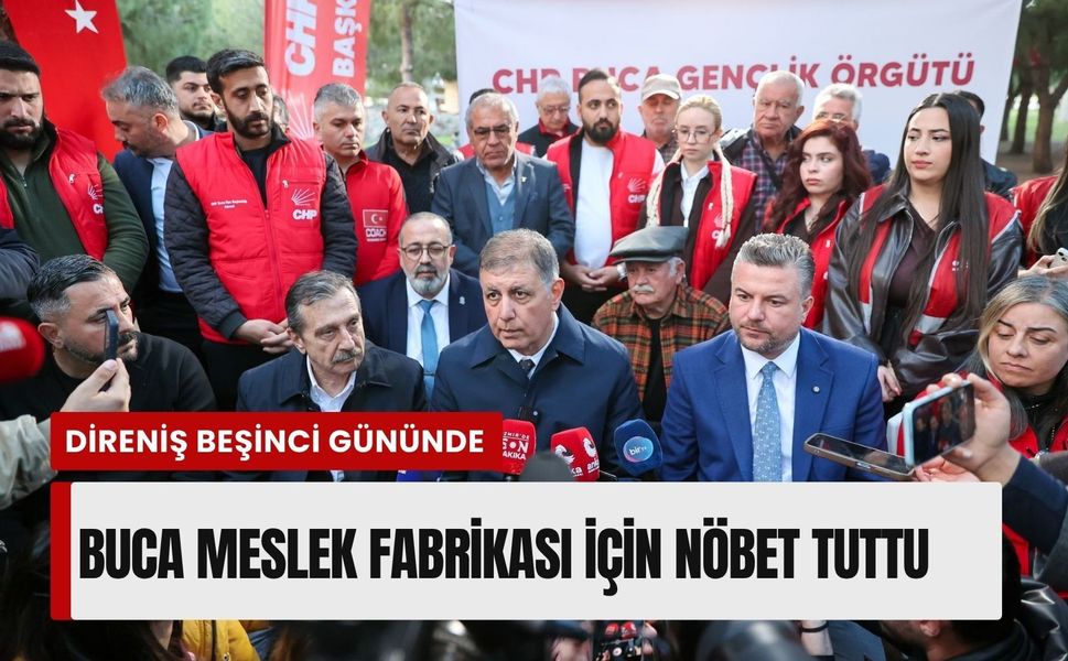İzmir’de Meslek Fabrikası için kritik nöbet sürüyor