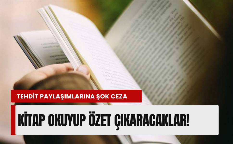 İzmir'de tehdit paylaşımlarına 'kitap okuma' cezası!