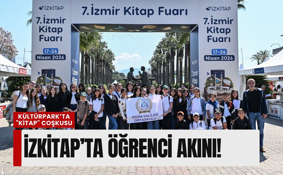 Kültürpark’ta 'kitap' coşkusu: İZKİTAP’ta öğrenci akını!