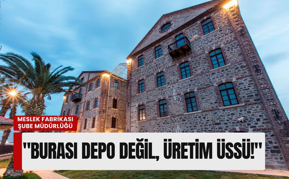 Meslek Fabrikası’ndan Vakıflar’a sert yanıt: 'Burası depo değil, üretim üssü!'