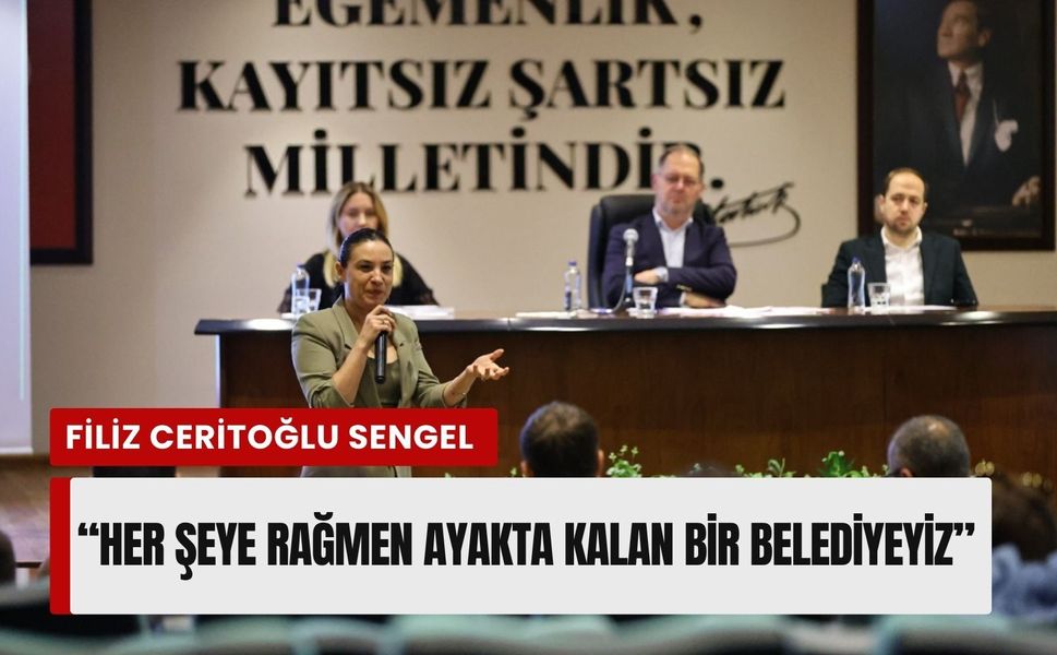 Sengel’den güçlü mesaj: Her şeye rağmen ayakta kalan bir belediyeyiz
