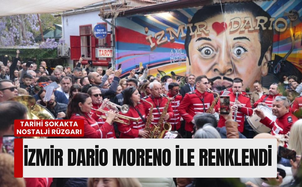 Tarihi sokakta nostalji rüzgarı: İzmir Dario Moreno ile renklendi
