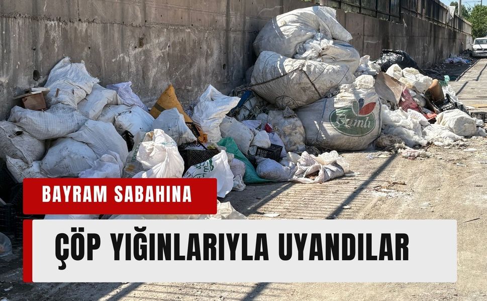 İzmir'de vatandaşların 'çöp' isyanı