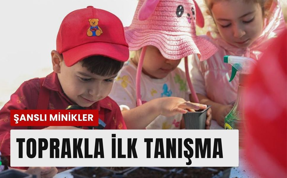 Bucalı minikler Tarım Okulu’nda doğayla buluştu