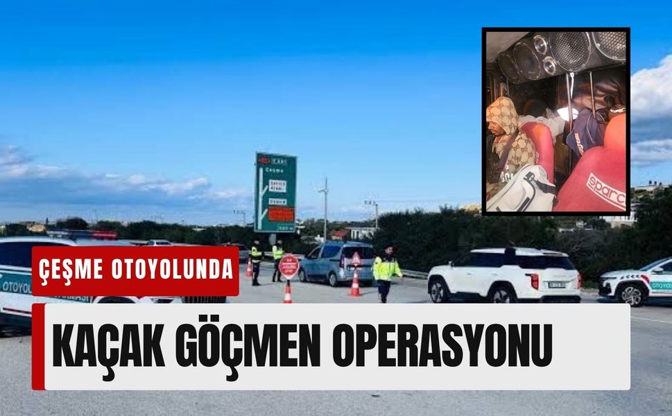 İzmir'de göçmen kaçakçılığı operasyonu