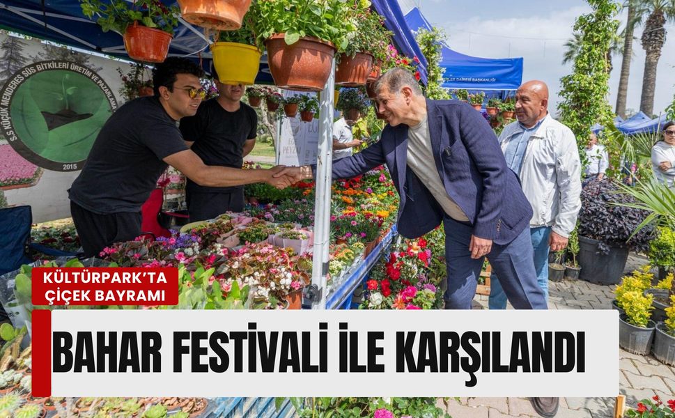 Kültürpark’ta Çiçek Bayramı: İzmir baharı Balkon ve Bahçe Festivali ile karşıladı