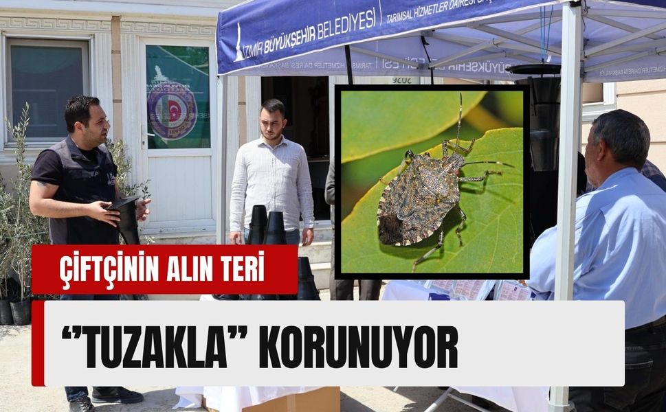 Çiftçinin alın teri ‘Tuzakla’ korunuyor