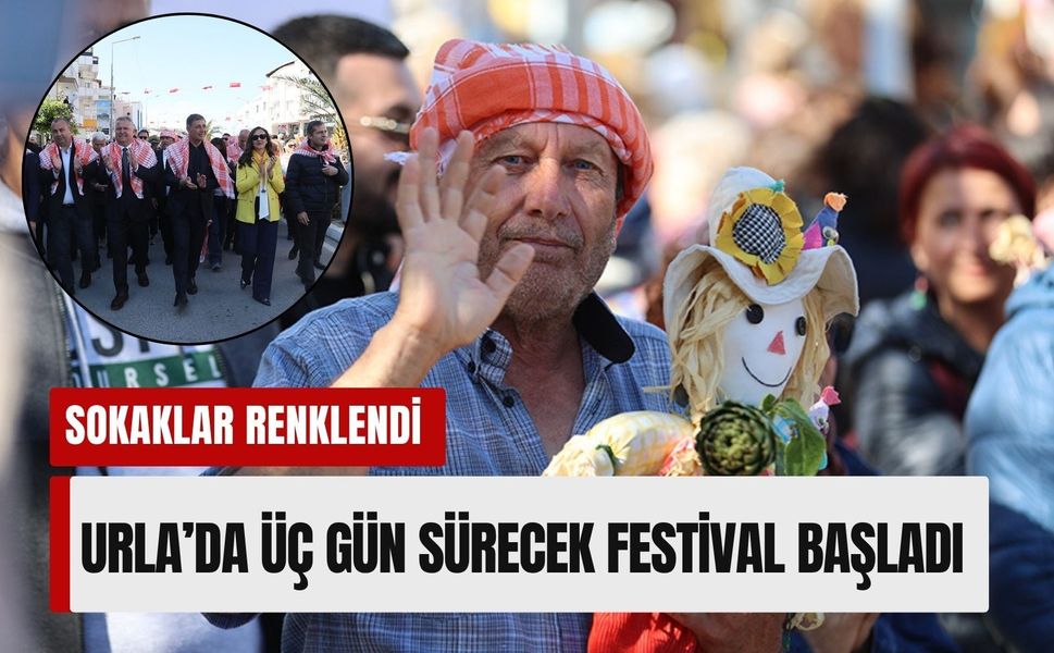 Enginar Festivali Urla sokaklarını renklendirdi