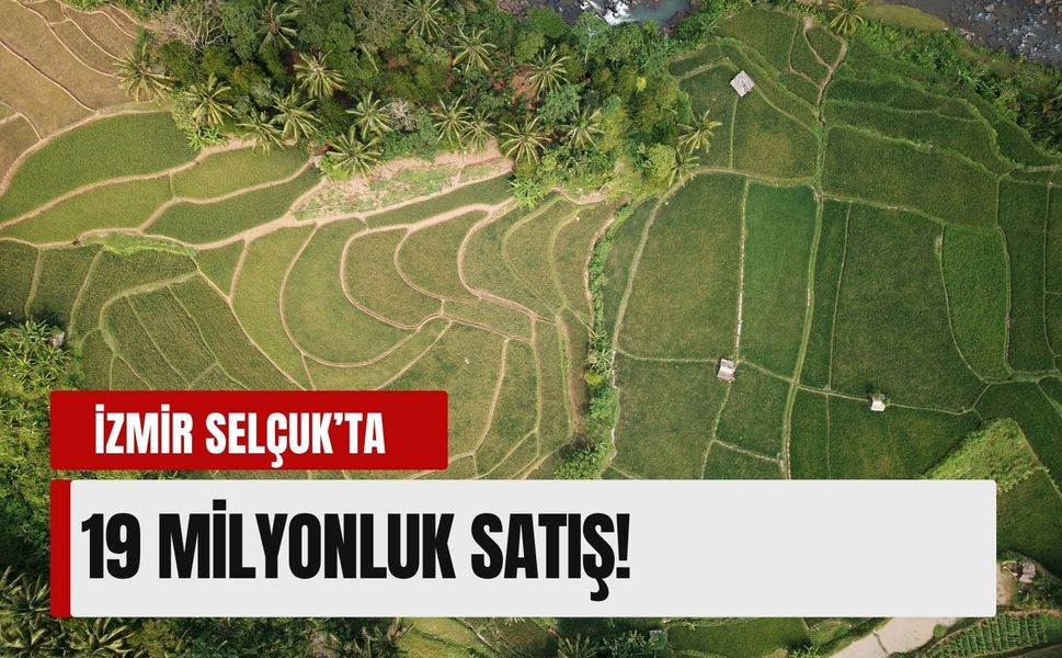 İzmir Selçuk’ta 19 milyonluk satış! Tarihin ve tarımın buluştuğu nokta satışa çıktı