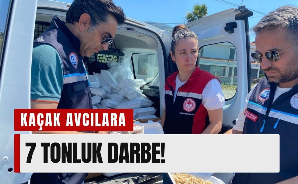 İzmir’de dev operasyon: Kaçak avcılara 7 tonluk darbe!