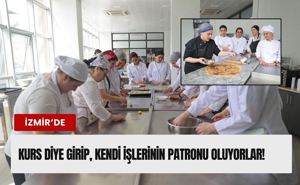 Konak’ta pastacılık eğitimi iş kapısına dönüştü