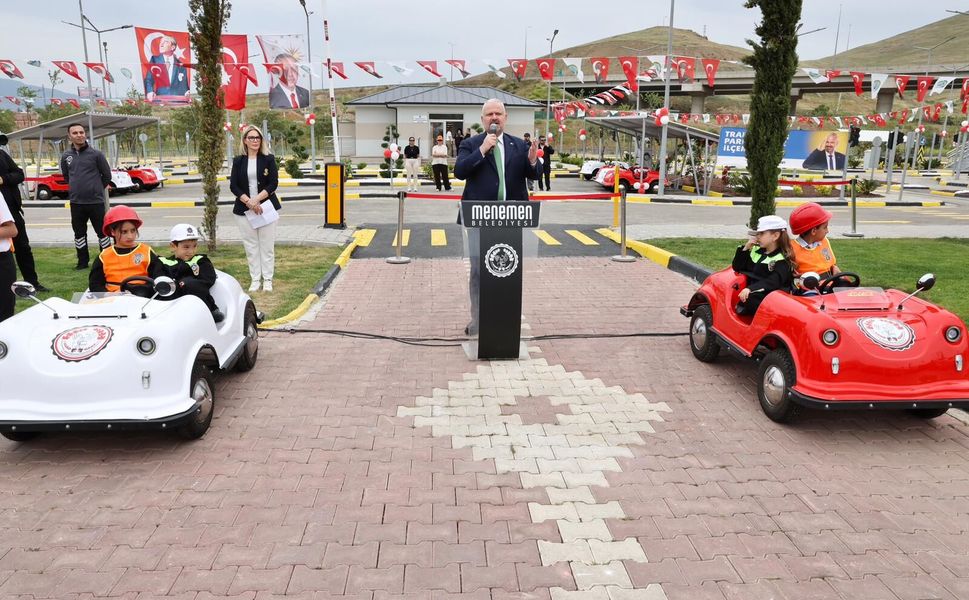 Menemen Asarlık’ta Trafik Eğitim Parkuru hizmete açıldı