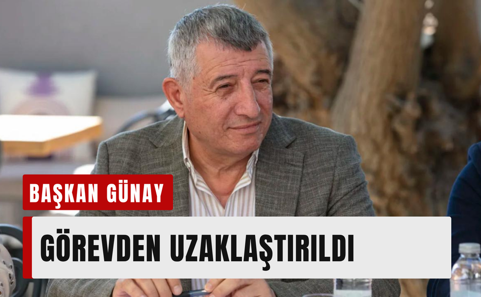 İzmir Güzelbahçe Belediye Başkanı Günay görevden uzaklaştırıldı