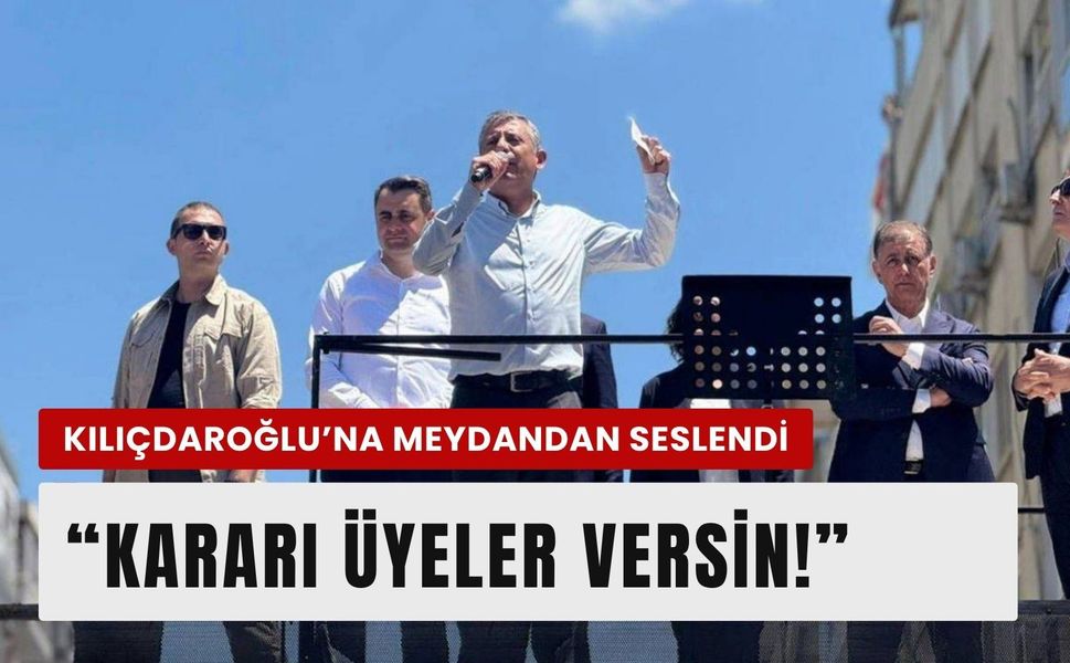 Özgür Özel'den Kılıçdaroğlu'na çağrı!