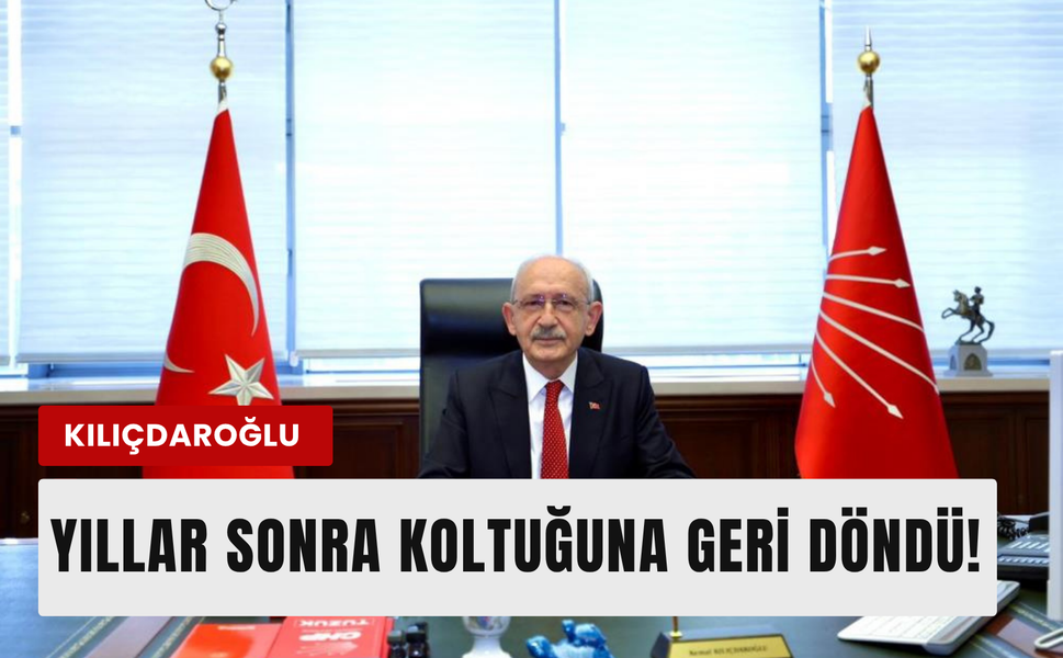 Kılıçdaroğlu CHP Genel Merkezi’nde çalışmalarına başladı!