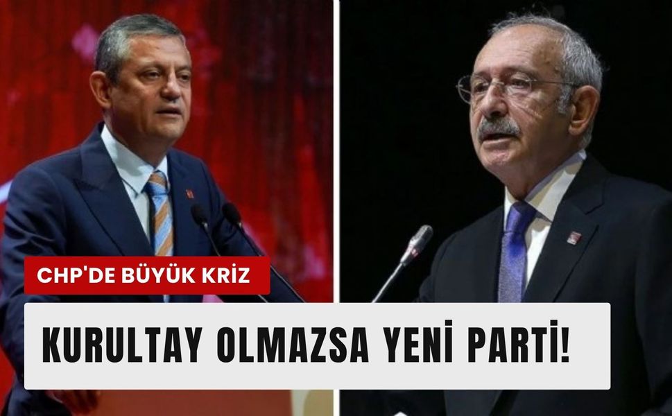 Kurultay belirsizliği Özgür Özel’i yeni partiye itiyor!