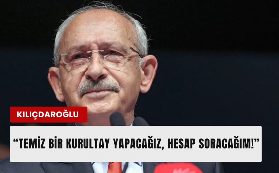 Kılıçdaroğlu CHP Genel Merkezi’nde partililere seslendi!