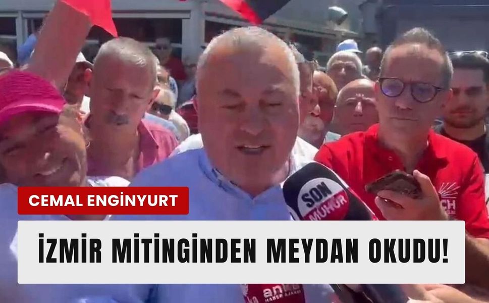 CHP'li  Cemal Enginyurt İzmir mitinginde!