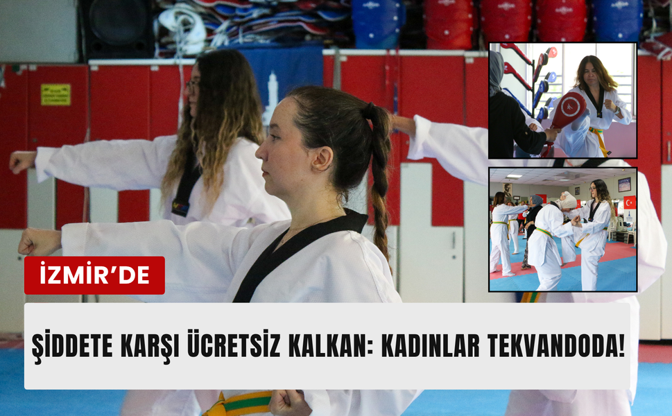 Büyükşehir’in tekvando kursuna kadınlardan yoğun ilgi!