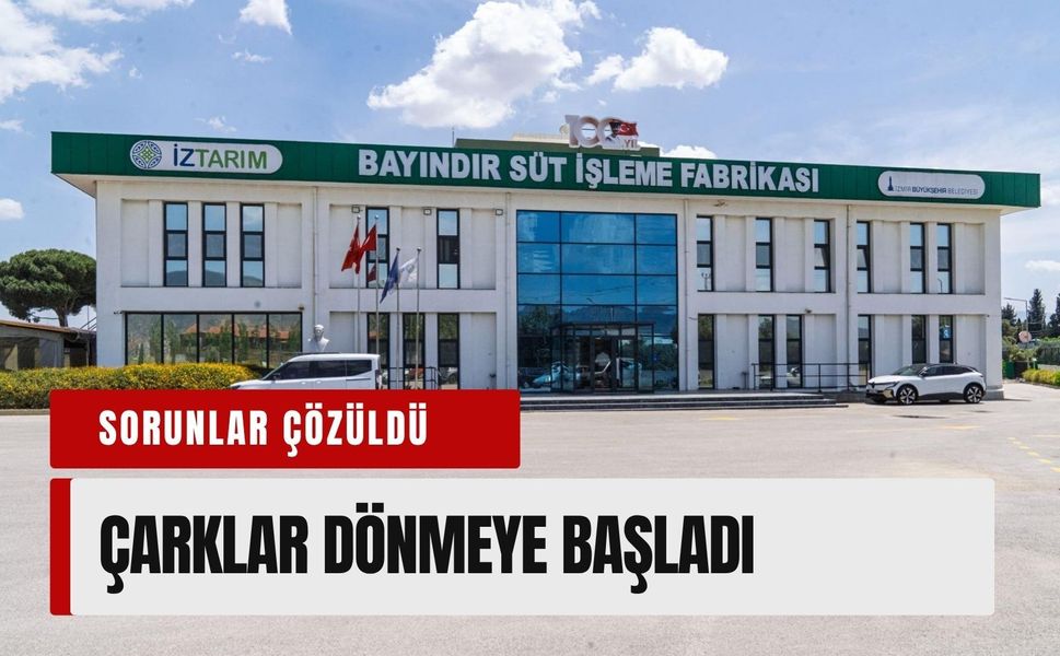Bayındır Süt İşleme Tesisi’nde finansal darboğaz aşıldı
