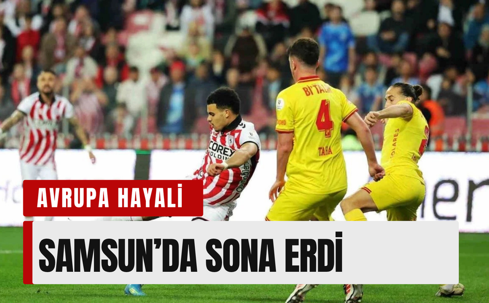 Göztepe'nin Avrupa hayali Samsun'da sona erdi