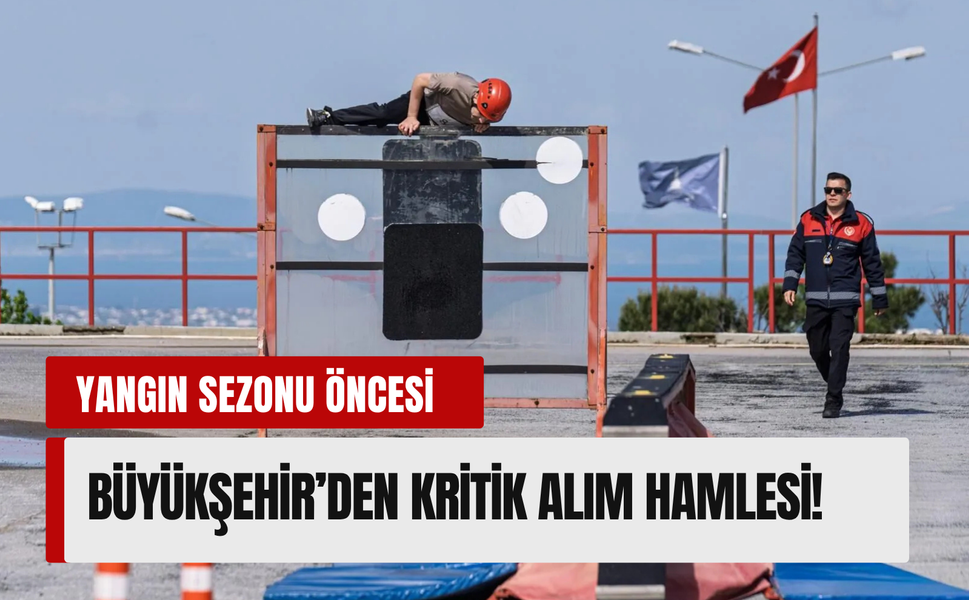 İzmir İtfaiyesi alımı için 498 aday parkurda yarışıyor
