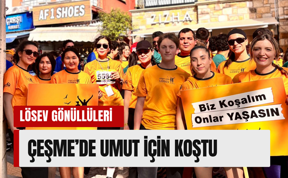 Çeşme’de iyilik için koştular: LÖSEV gönüllülerinden 4 madalya