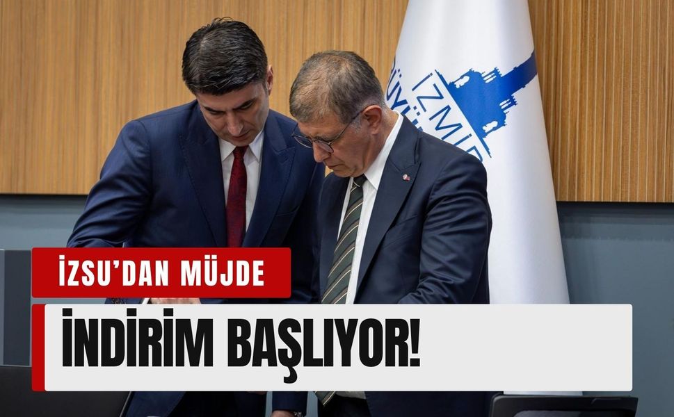 İZSU’dan İzmirliye müjde: Su tarifelerinde indirim başlıyor!