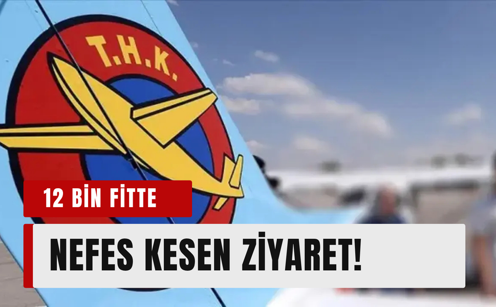 THK Genel Başkan Yardımcısı Kaya, 12 bin fitten atladı