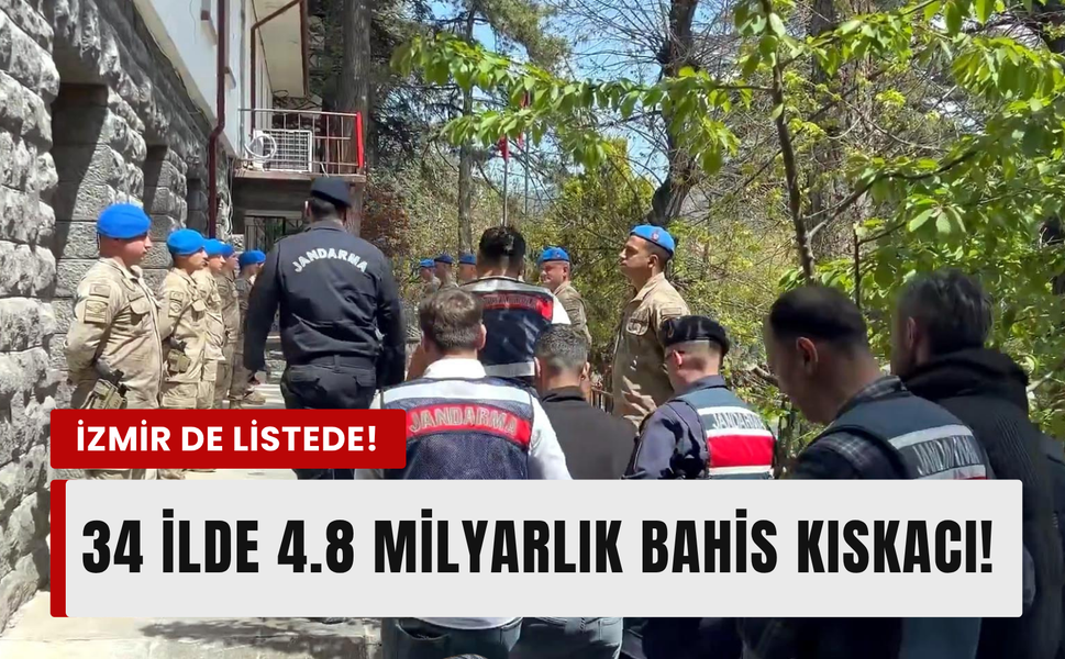 34 ilde 4,8 milyarlık yasa dışı bahis operasyon!
