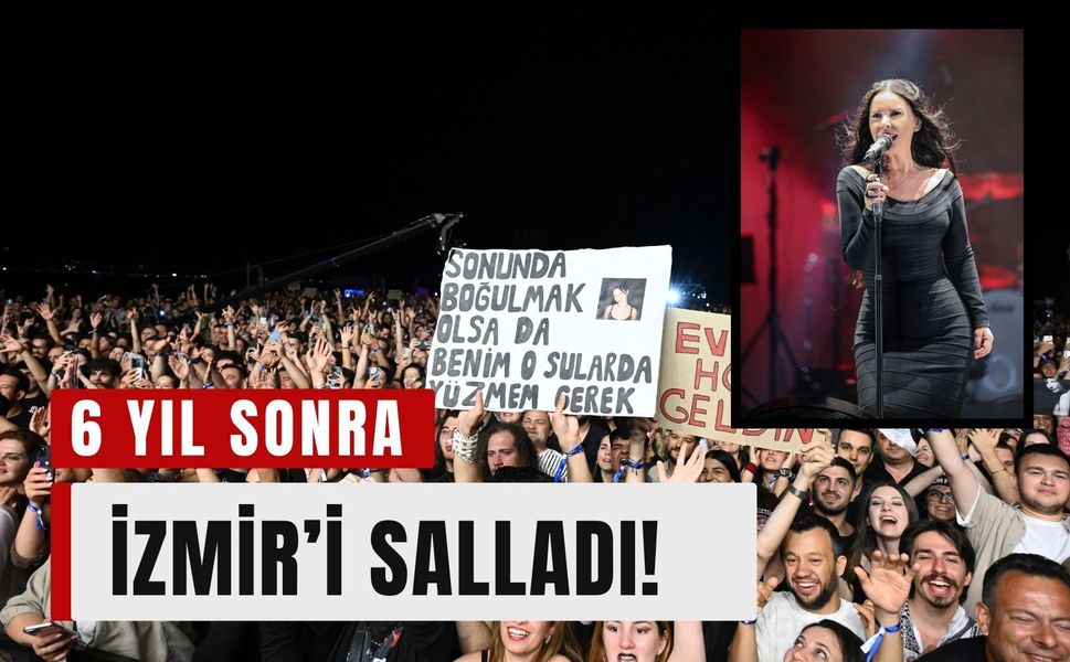 Şebnem Ferah 6 yıl sonra İzmir’i salladı!