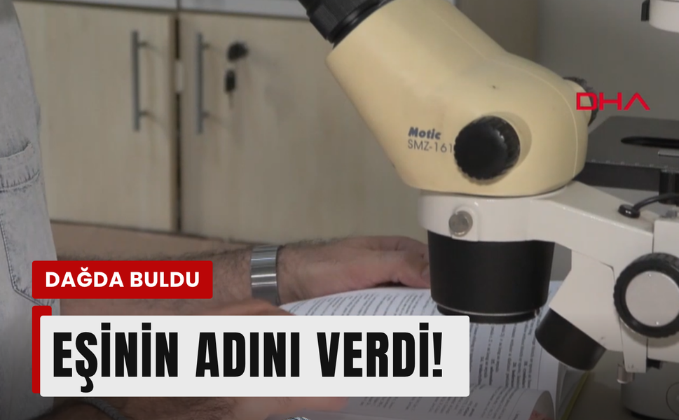 Keşfettiği çiçeğe eşinin adını verdi!