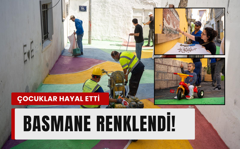 Basmane’de çıkmaz sokak oyun alanı oldu!