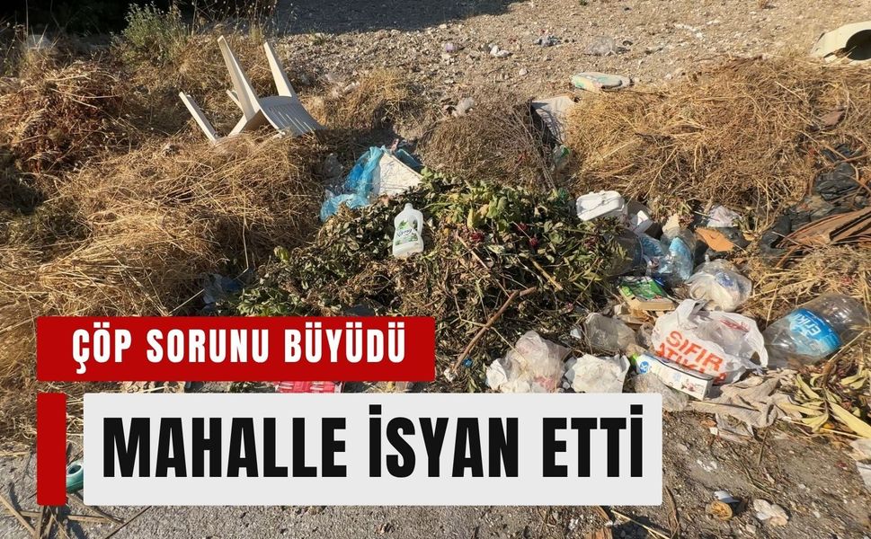 Mordoğan’da çöp krizi büyüyor