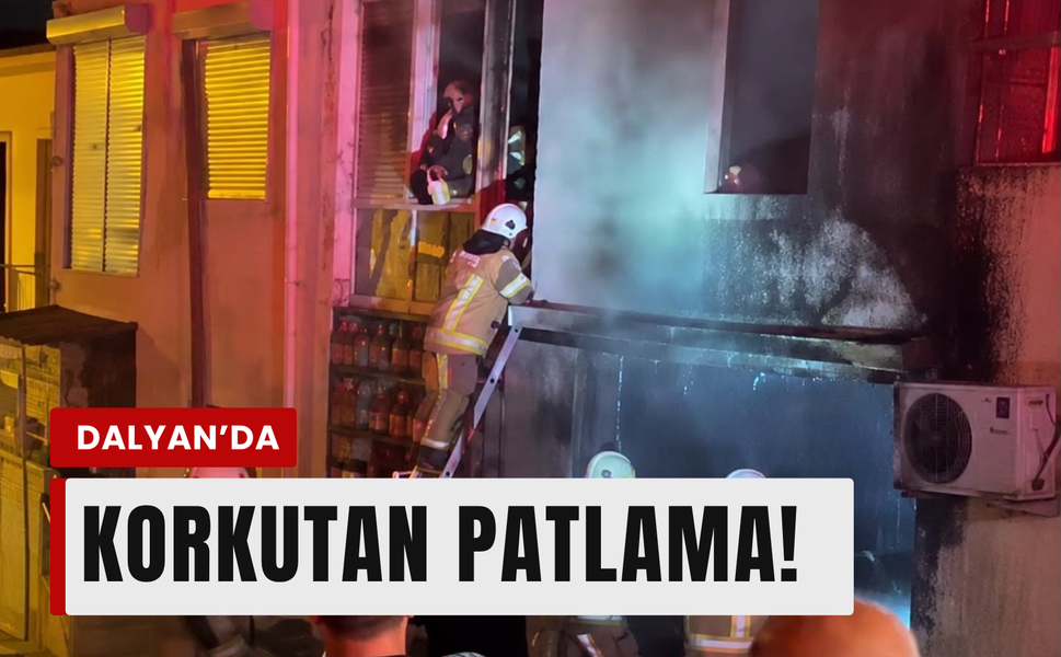 Dalyan’da tüp patlaması paniği: Faciadan dönüldü!