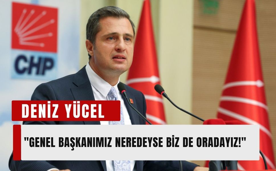 CHP'li Deniz Yücel'den başkana destek