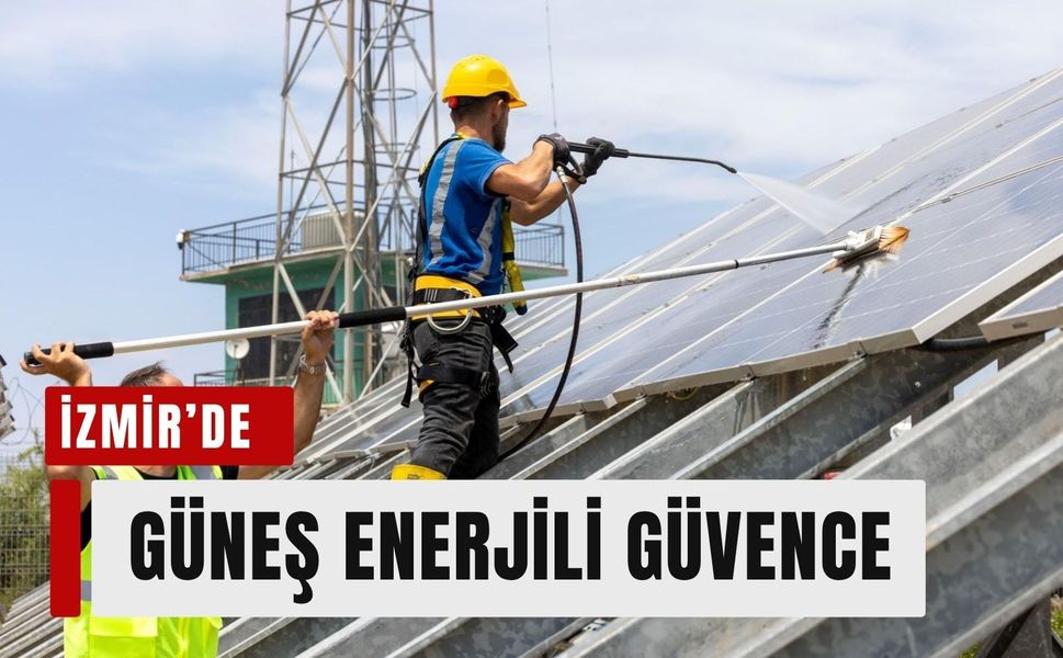 İzmir’in haberleşme altyapısına güneş enerjili destek