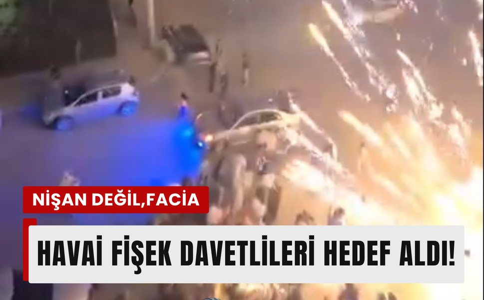 İzmir’deki nişanda can pazarı! Havai fişek davetlileri hedef aldı!
