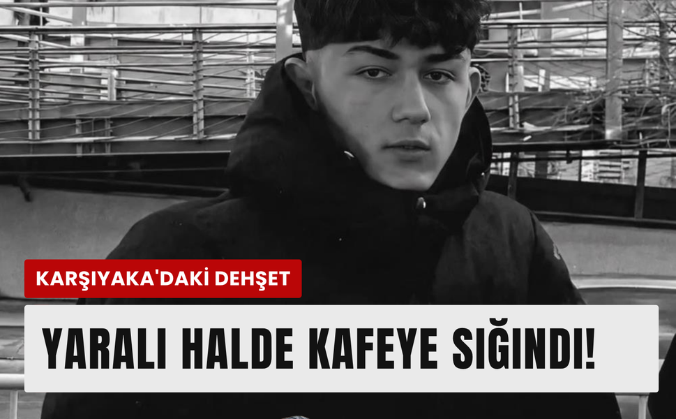 Karşıyaka ‘da bıçaklanan 15 yaşındaki Erdem'in son görüntüleri