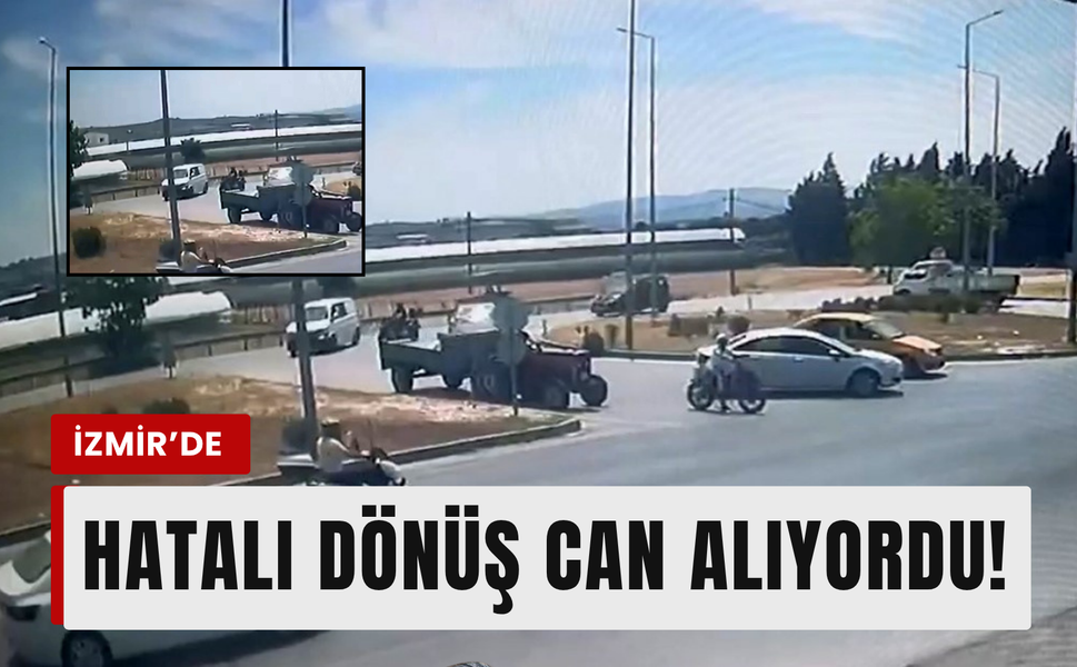 Menderes'te feci dönüş: Az kalsın can alıyordu!