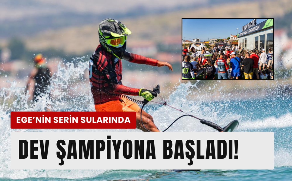 Dünya Motosurf Şampiyonası İzmir'de başladı!